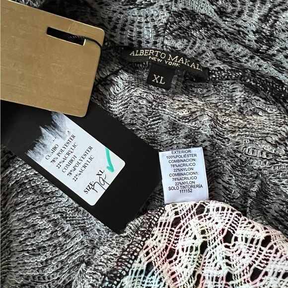 Alberto Makali cardigan multicolor- open front - Picture 4 of 4